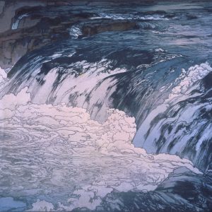 画像：吉田博《渓流》1928年